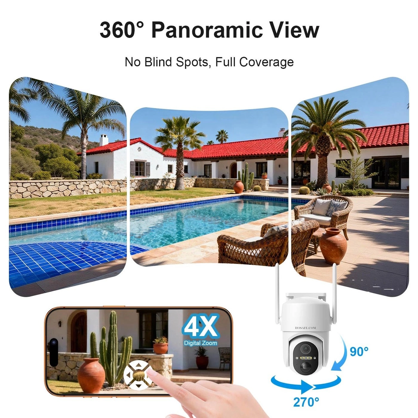 Solar Security Camera 2K