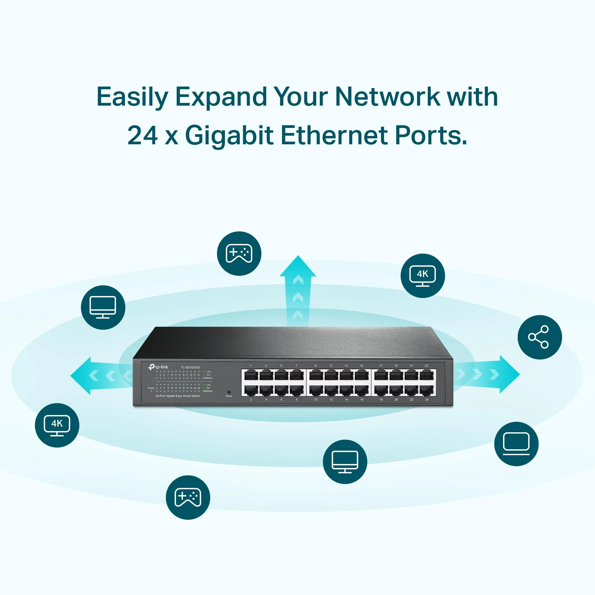 TL-SG1024DE 24-ports
