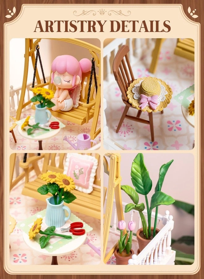 Super Creator Swing Terrace - DIY Miniature Roof Accessory P08