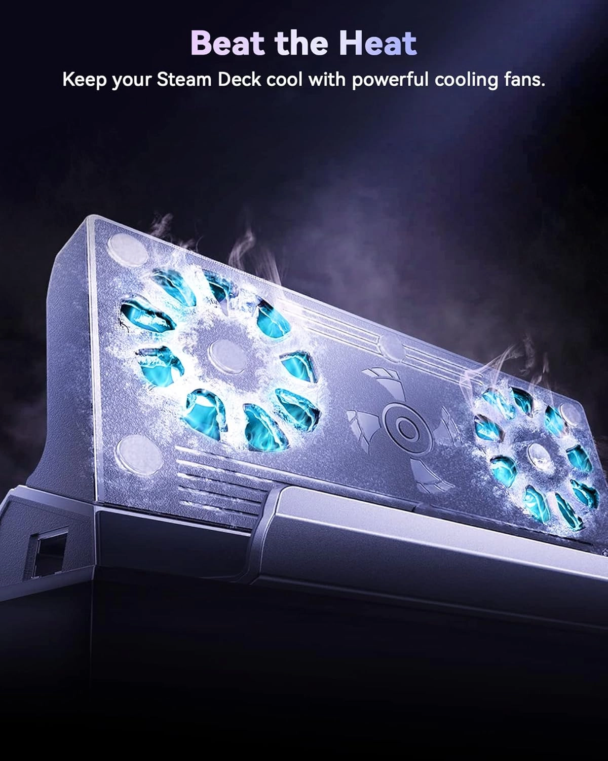 Steam Deck Dock - 11-in-1 Dual Cooling Fans 4K