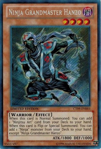 Yu-Gi-Oh! Ninja Grandmaster Hanzo CT09-EN003 - English