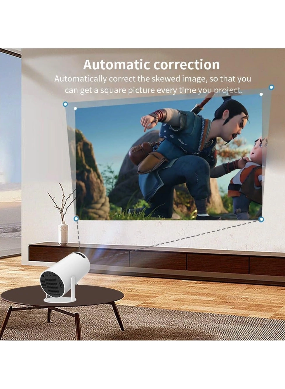 5G WiFi Smart Mini Projector - 4K Ultra HD