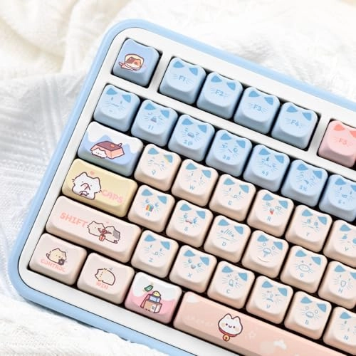 Mao Profile PBT Keycaps - keyboard