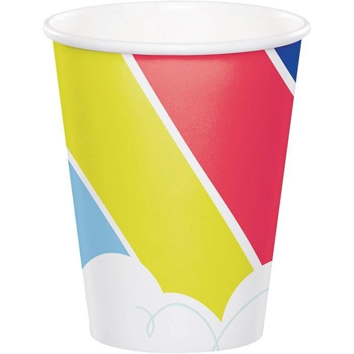 CREATIVE CONVERTING Over The Rainbow Hot & Cold Cup - 8 pcs Multicolor