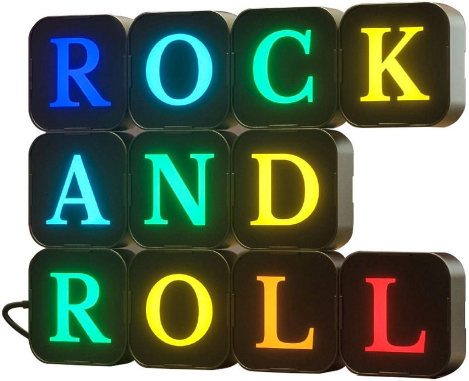 LED Syro Box - 16RGB SET Letters