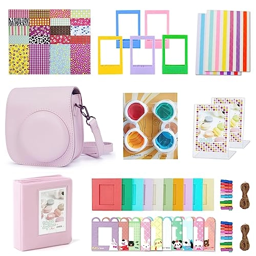 Instant Camera Accessory for Instax Mini 12 - Pastel blue Camera Bag Album