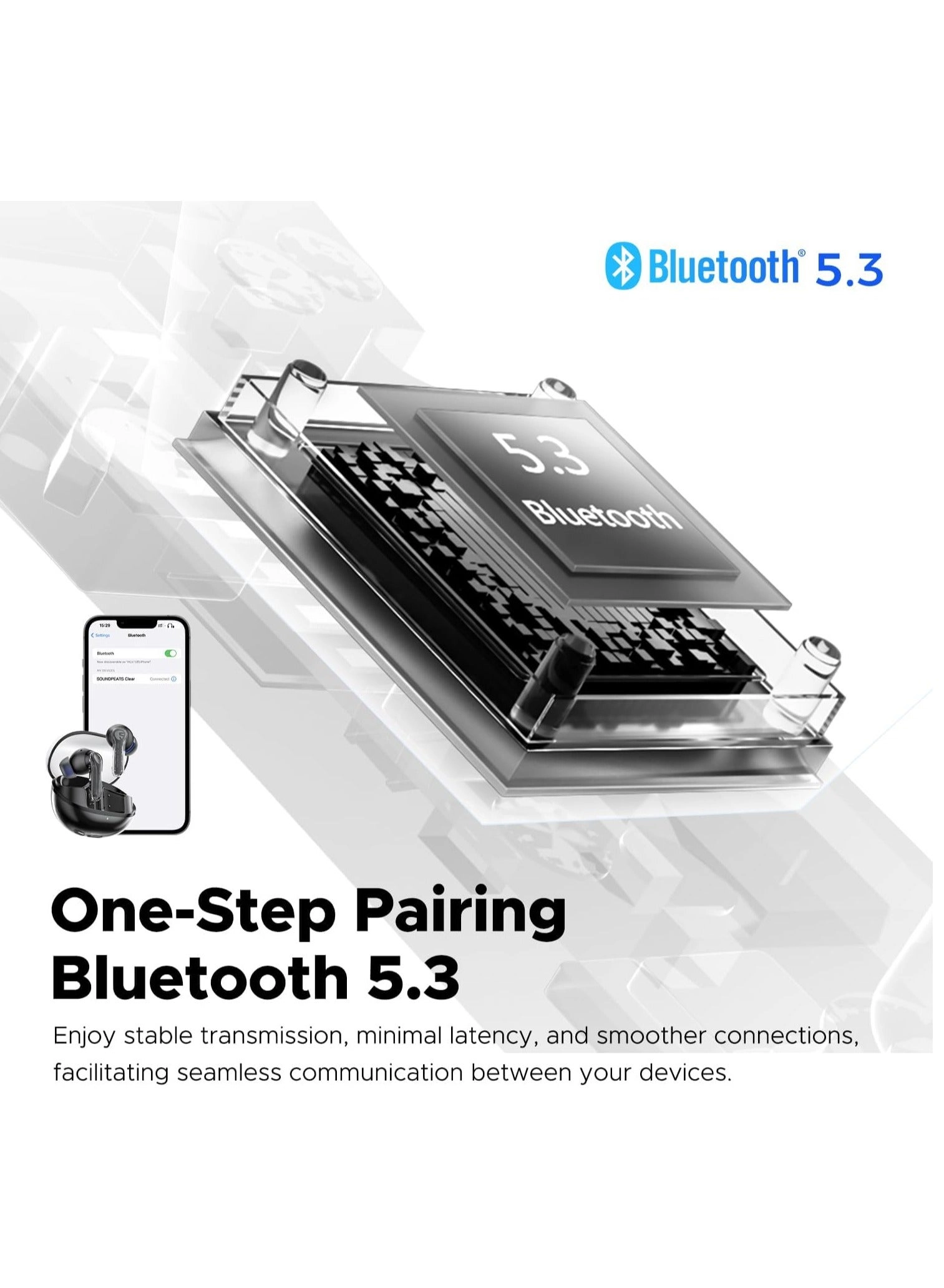 Clear Wireless Earbud