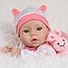 Reborn Baby Doll - 18 inch Newborn Girl Pink Outfit Ages 3+