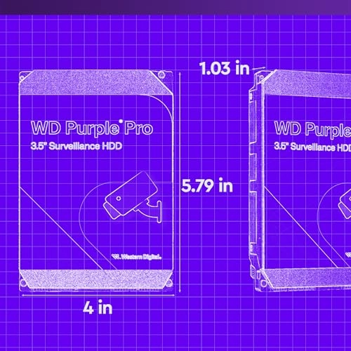 WD Purple Pro 3.5" 7200rpm 512MB SATA 6Gb/s (WD241PURP-SPCNJY0) - 24TB