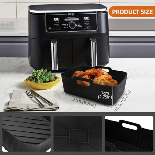 Silicone Air Fryer Liners - Silicone 2Pcs