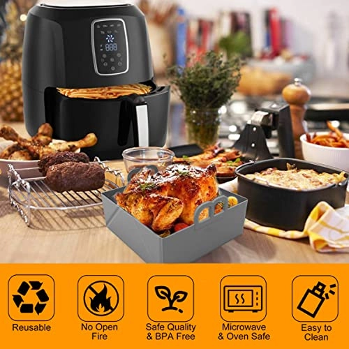 Air Fryer Silicone Pot - silicone 2 Pcs