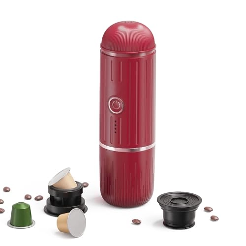 Portable Coffee Maker - 80ml coffee powder or compatible with capsules