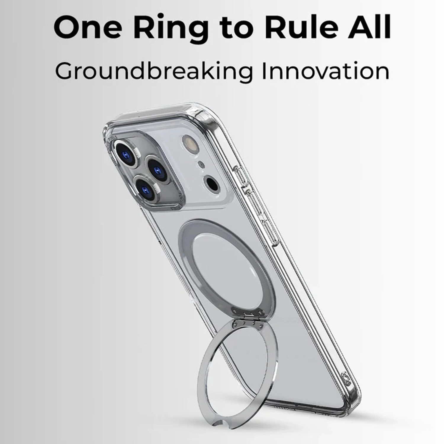 360° Rotate Ring Stand Case with MagSafe for iPhone 17 Pro Max