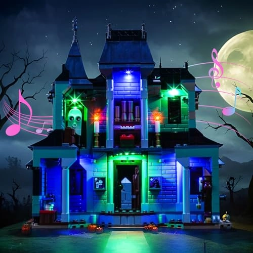 Light Kit Compatible with Lego 31167 Haunted Mansion - Music Version LED USB