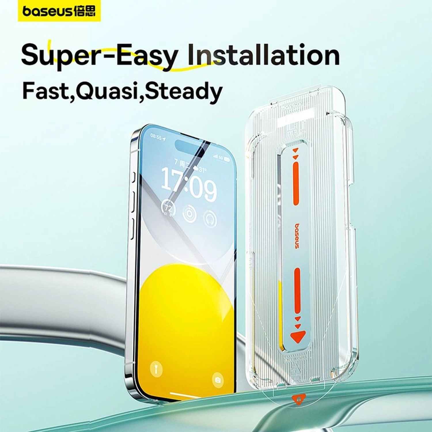 Clear Tempered Glass Screen Protector for iPhone 15 Plus