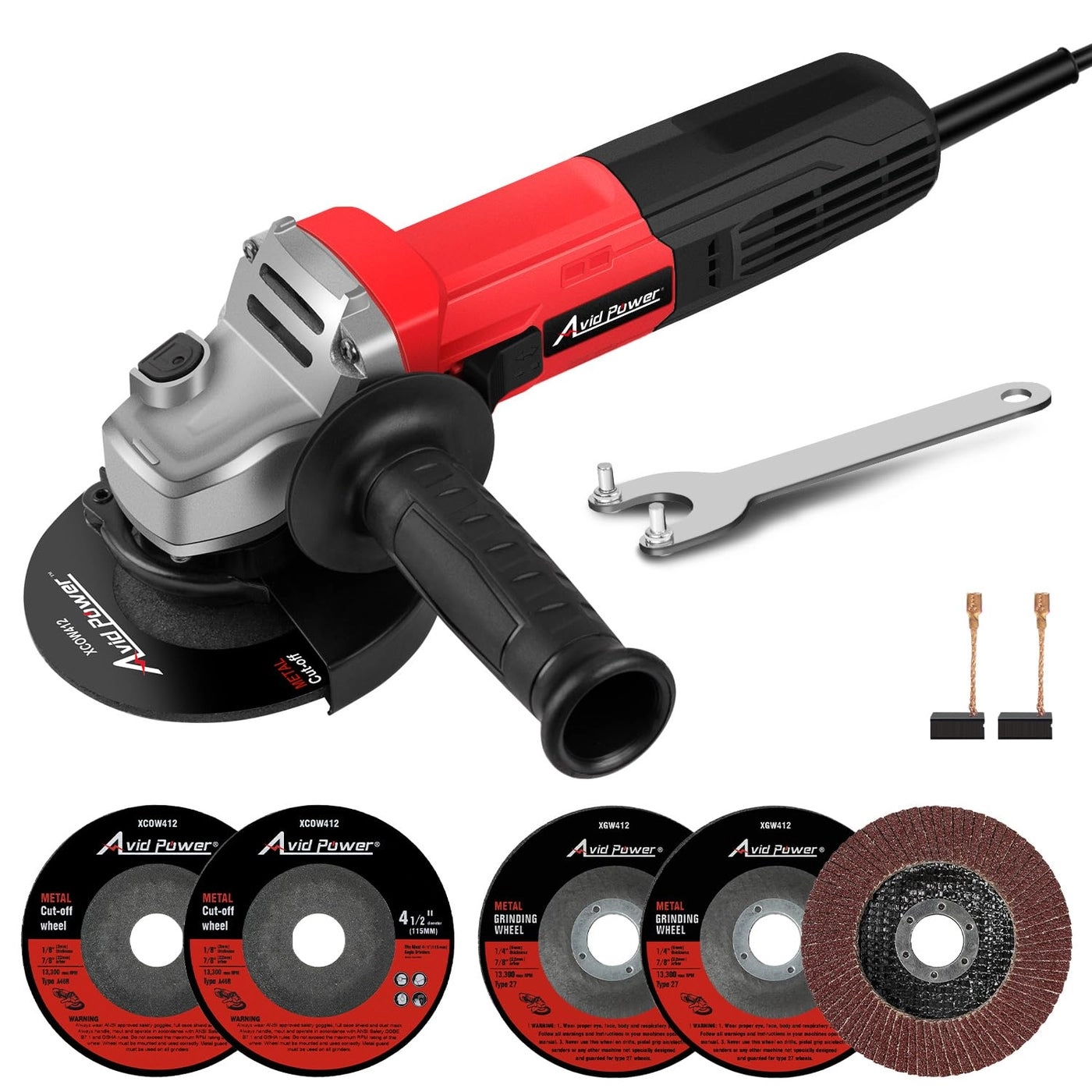 AVID POWER Angle Grinder - 4-1/2 inch