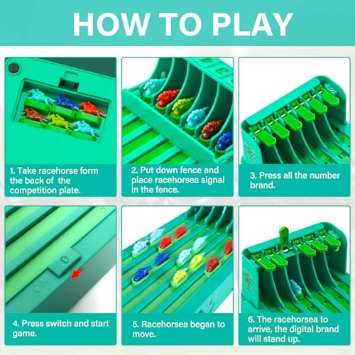 Horse Racing Game - Electric 6 Players