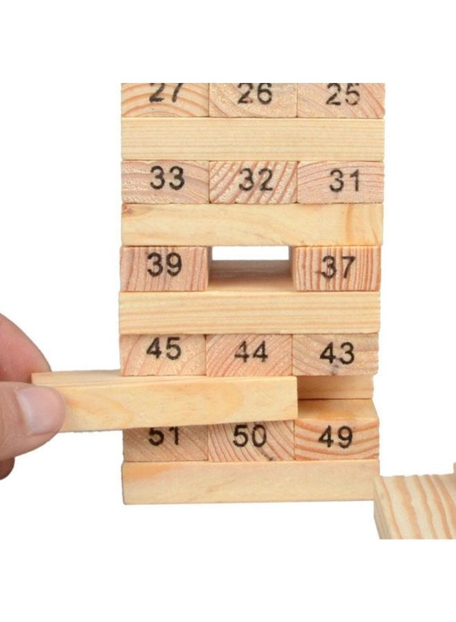 Wooden Building Block - 54 pcs