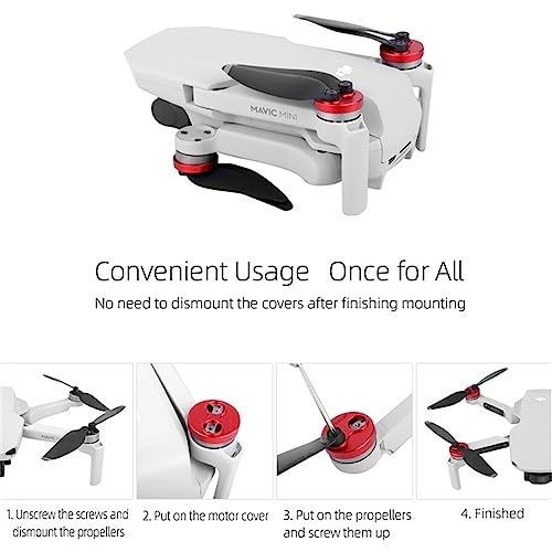 Motor Cover - 4pcs Aluminum Alloy