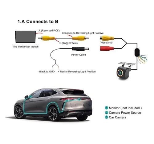 Reverse AHD Vehicle Camera - Night vision 1080P