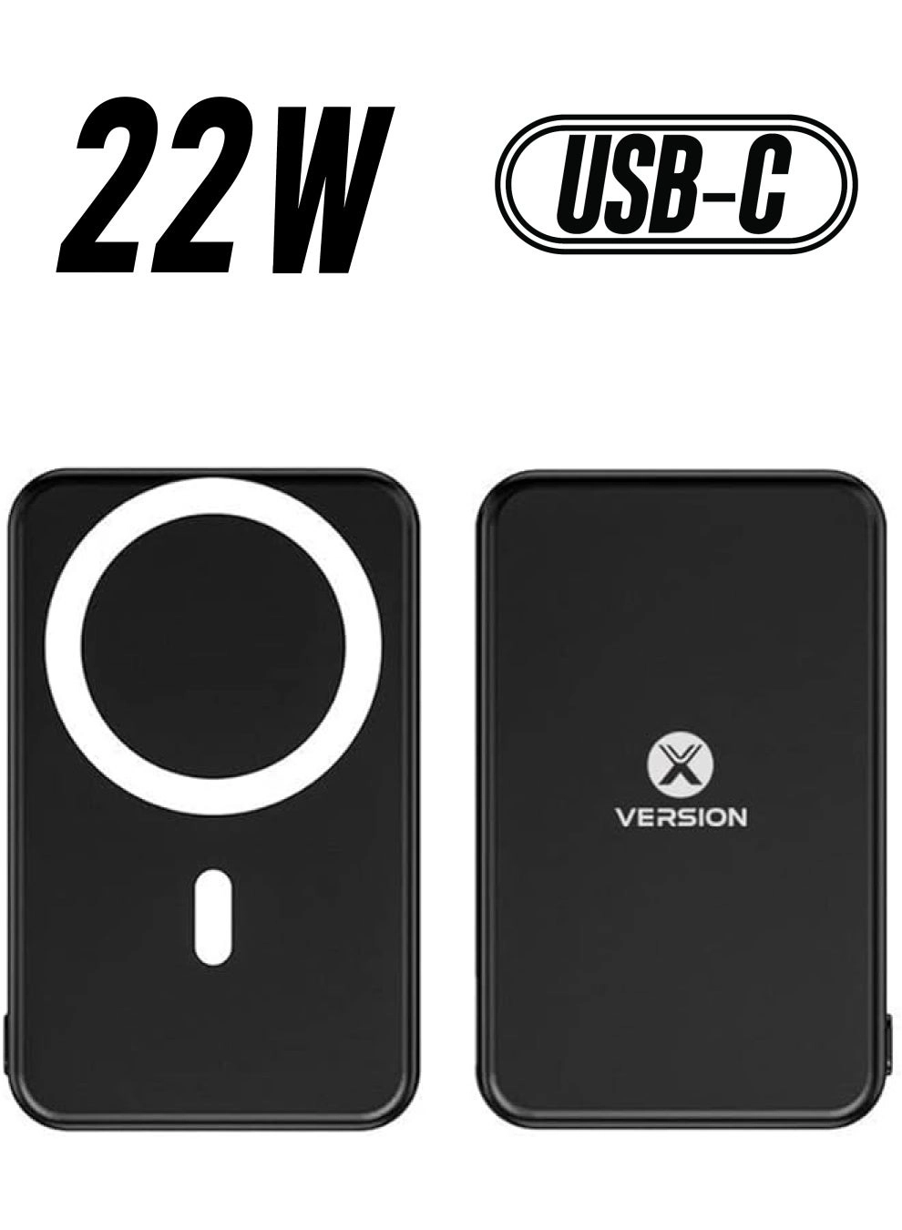 XVersion MagSafe Wireless Power Bank - 10000 Watt-hour 22 Watt True 1