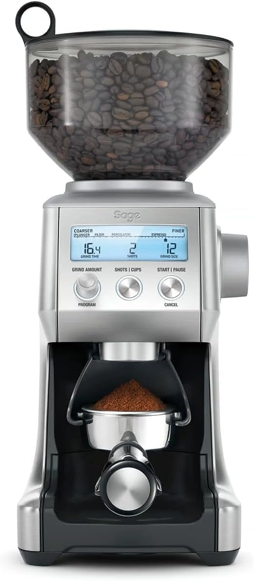 Sage Software The Smart Pro Coffee Grinder - 60 unique settings Dosing IQ conical burr