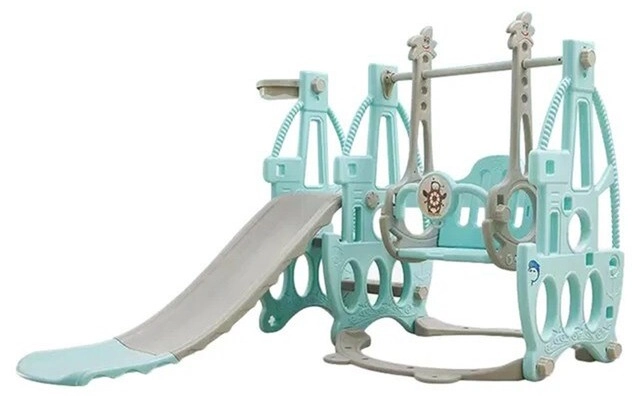 Little Story 3 In 1 Swing With Slide - Pink 1-6 years