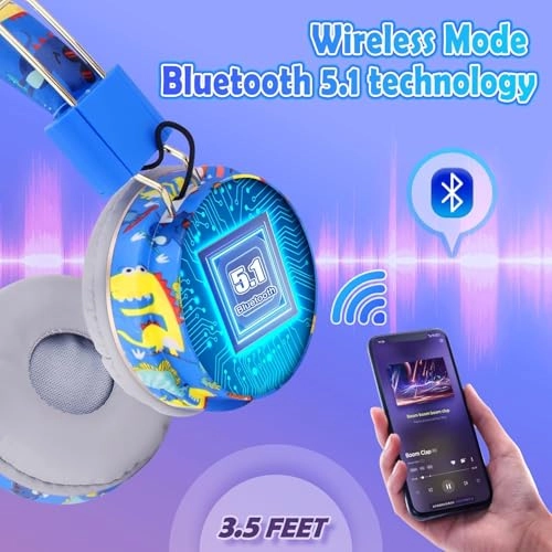 Cat Ear Kids Bluetooth Headphones Wireless Headphone