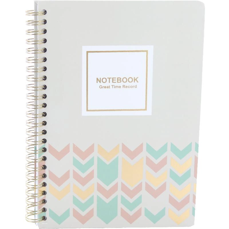 Notebook 19 X 26 cm Spiral - Grid 100 Sheets