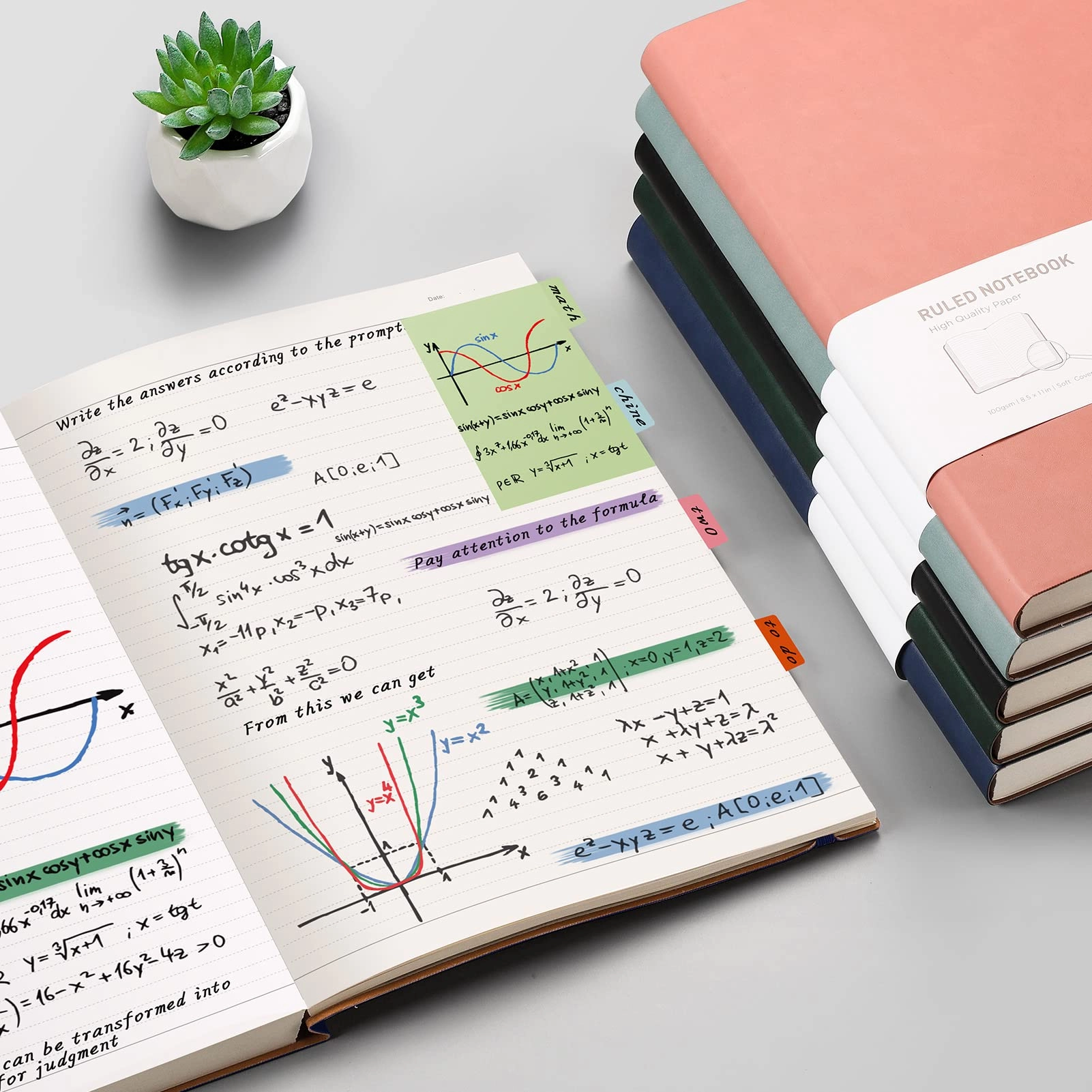 A4 Lined Notebook A4 Softcover - Lined 320 Pages