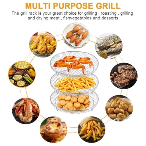 Air Fryer Rack - Stainless Steel 3 piece(s)