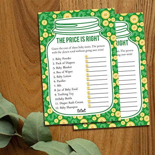 Price is Right Baby Shower Game - Set of 50 Bundle