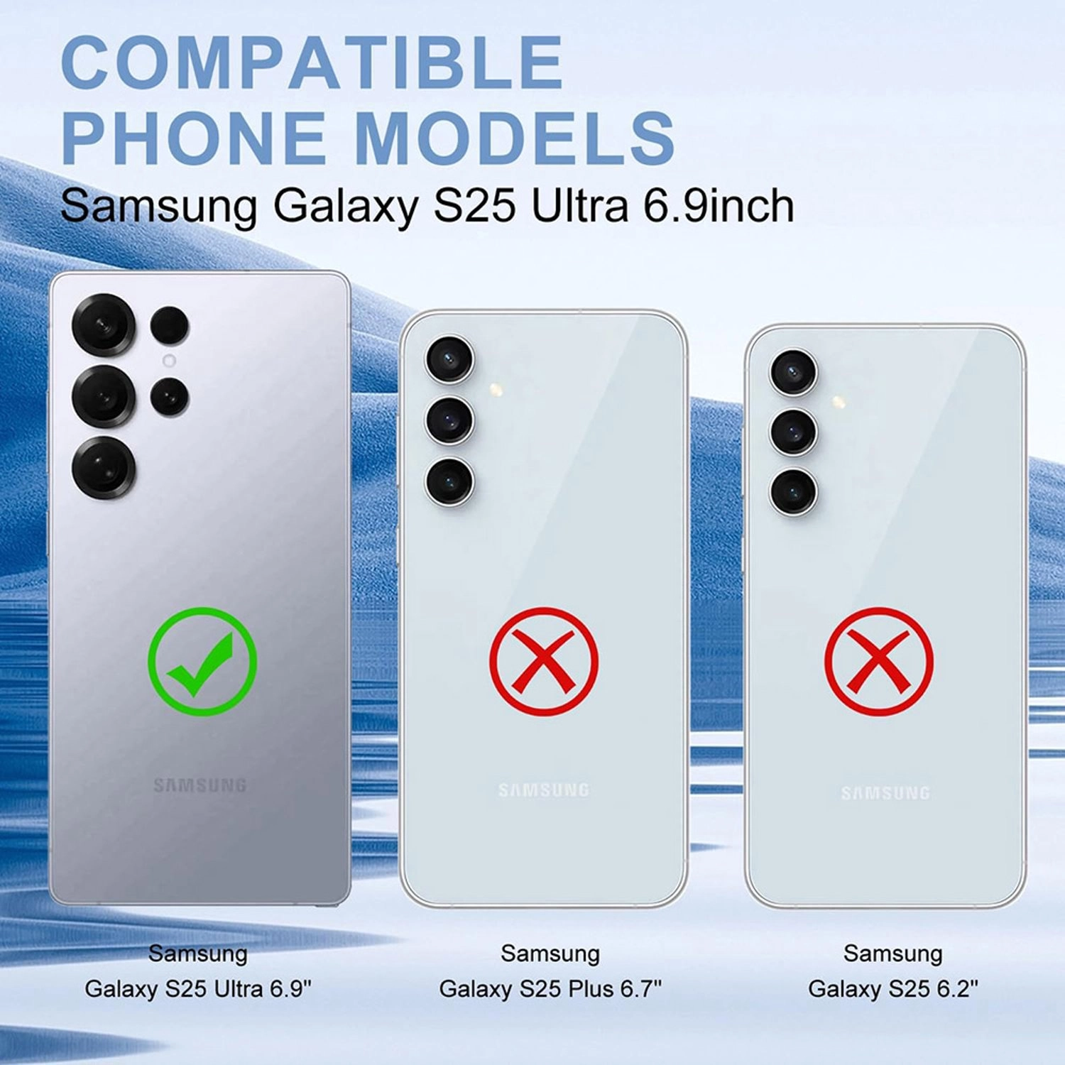 Clear Case with MagSafe for Samsung Galaxy S25 Ultra - Ultra Slim Shockproof