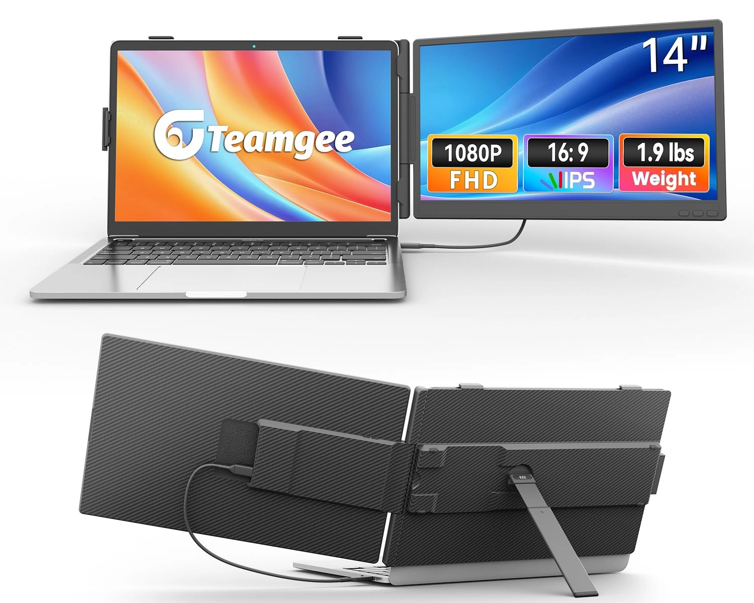 Shenzhen Baijiayoupu Technology Co., Ltd. Portable Monitor - 1080P FHD 14.1 inch