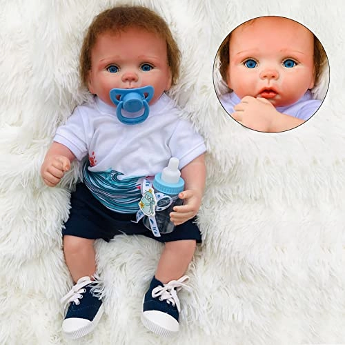 Reborn Baby Doll - 15 Inch Vinyl Mohair