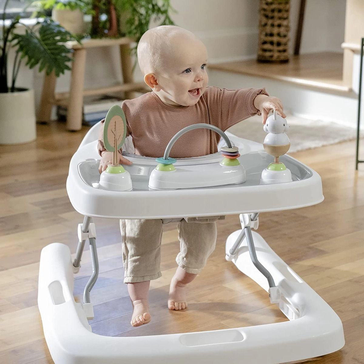 Step & Sprout 3-In-1 Activity Walker - Gray 6-24 months