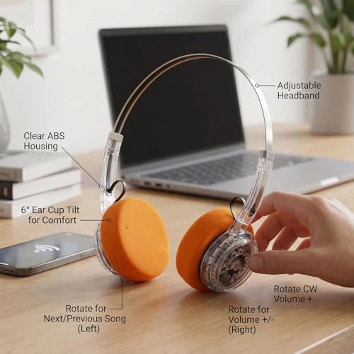 On Ear Bluetooth Headphones Wireless Headphone