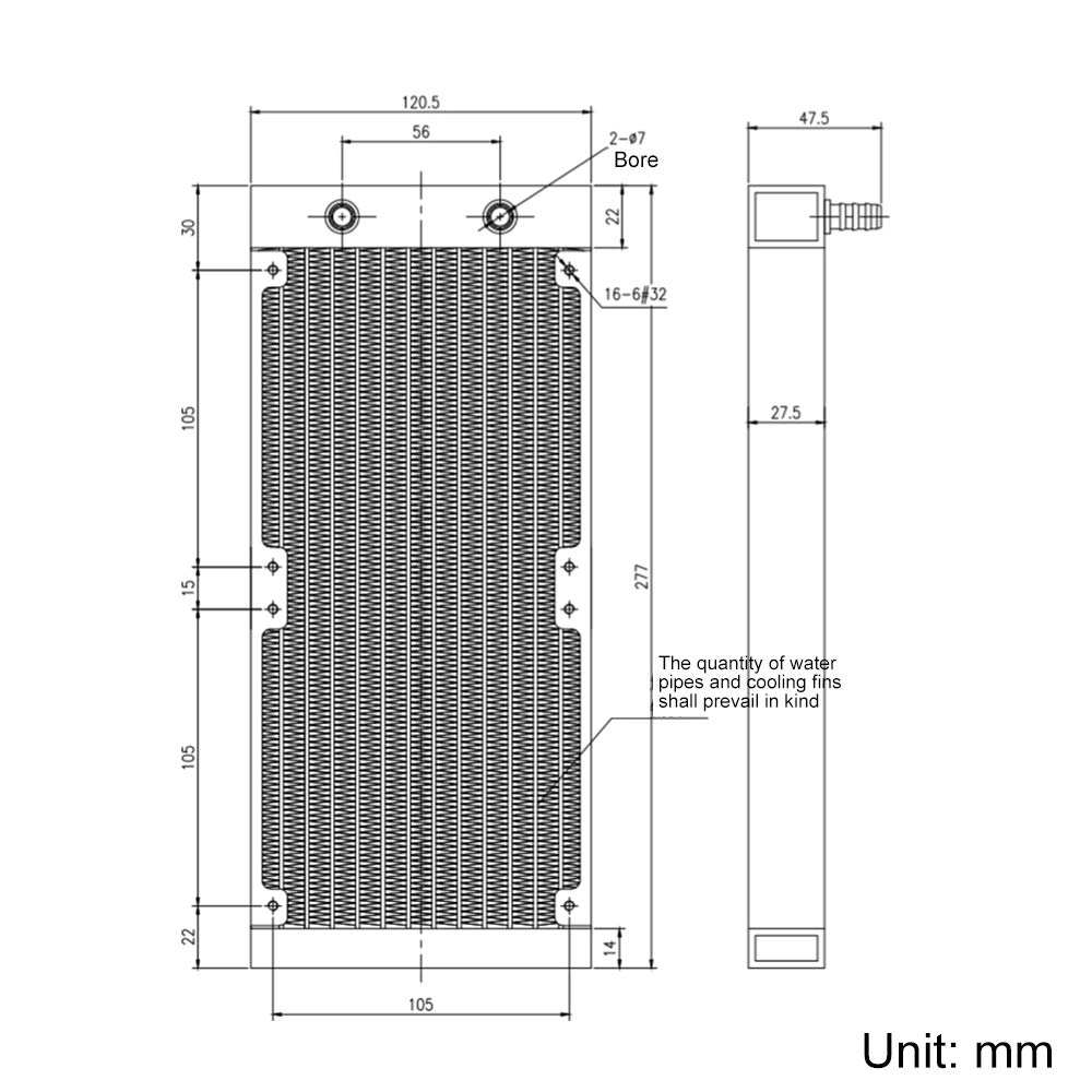 Water Cooling Radiator