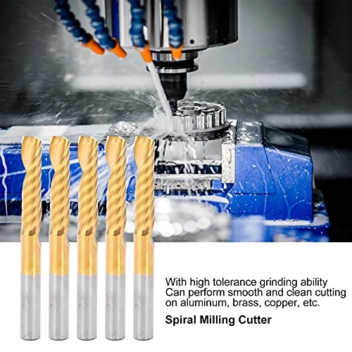 Spiral Router Bits - 6mm 6mm 5pcs