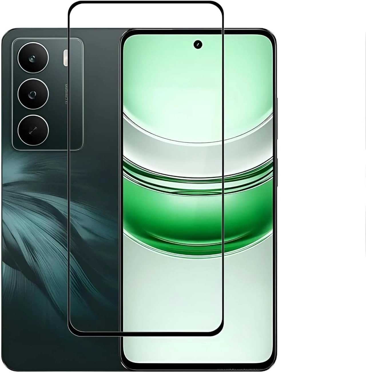 Muzz International Anti-Scratch Anti-Fingerprint 9H Tempered Glass Screen Protector for Realme C75