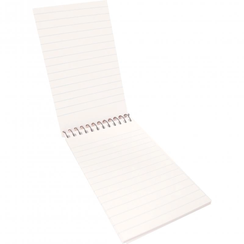 Memo Notebook A7 Spiral - Lined 60 Sheets