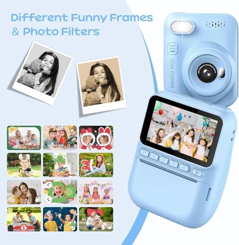 Kids Instant Camera - 3.0 Inch 14MP 1080P