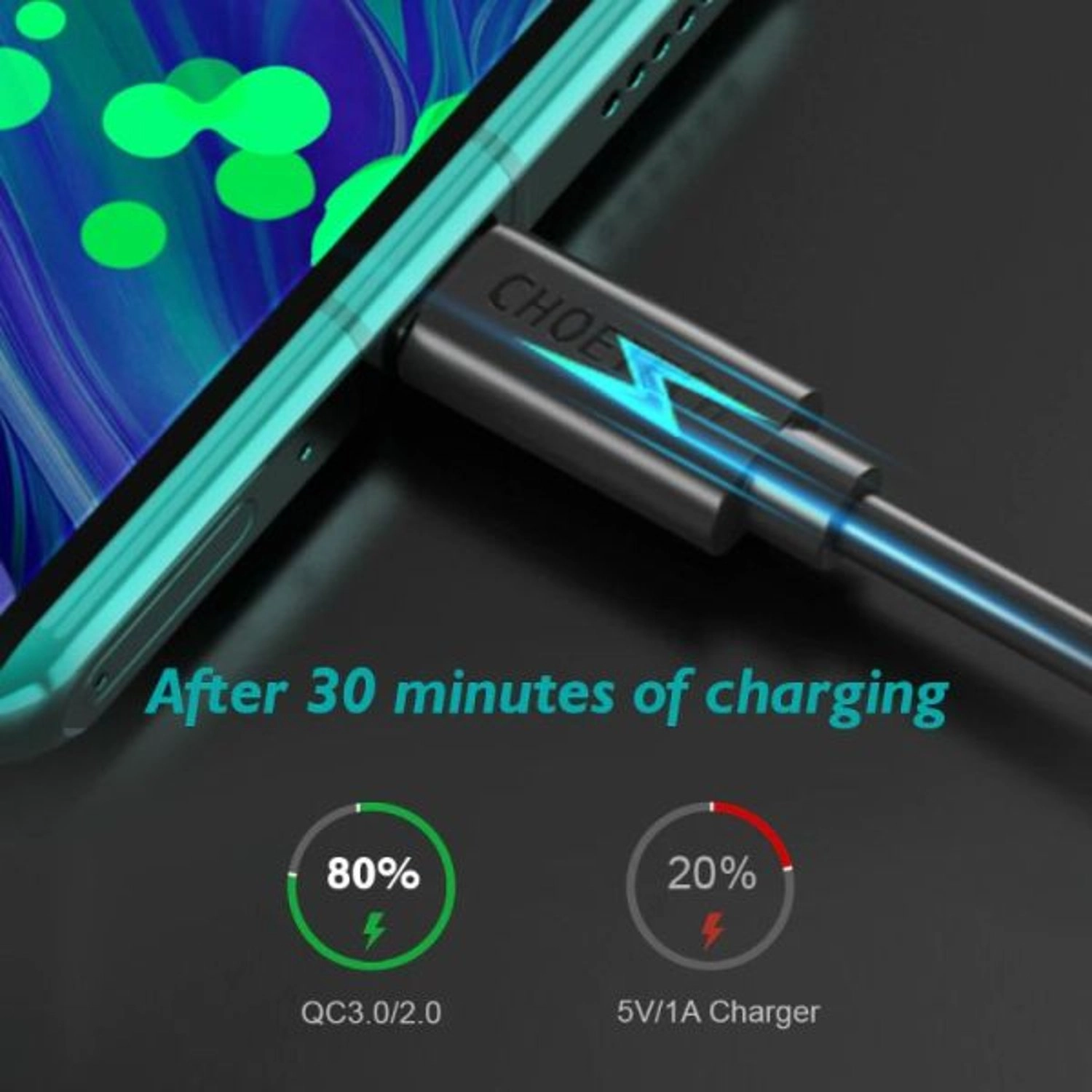 AC0002 USB-A to USB-C 1m