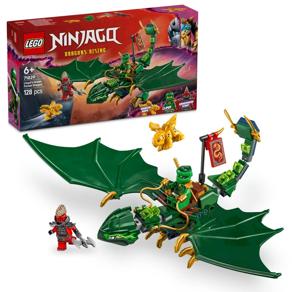 LEGO NINJAGO Lloyd’s Green Forest Dragon (71829)