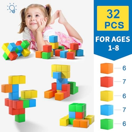 Magnetic Blocks - 32 pcs