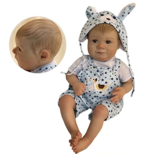 Rebirth Baby Doll - 20 Inch Vinyl Cotton Body Blue Eyes