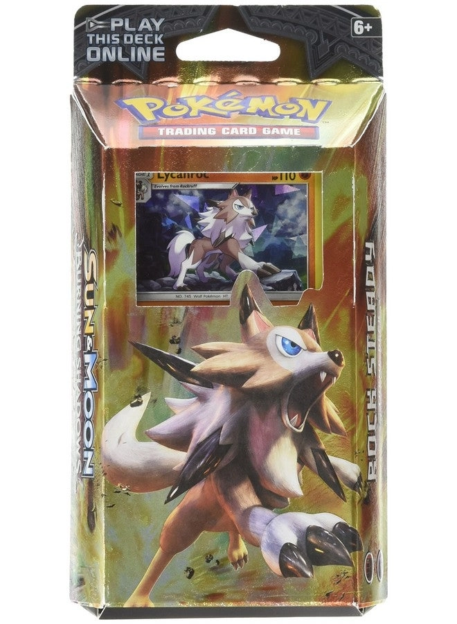 Pokmon Sun and Moon Burning Shadows Theme Deck - Lycanroc - 60pcs