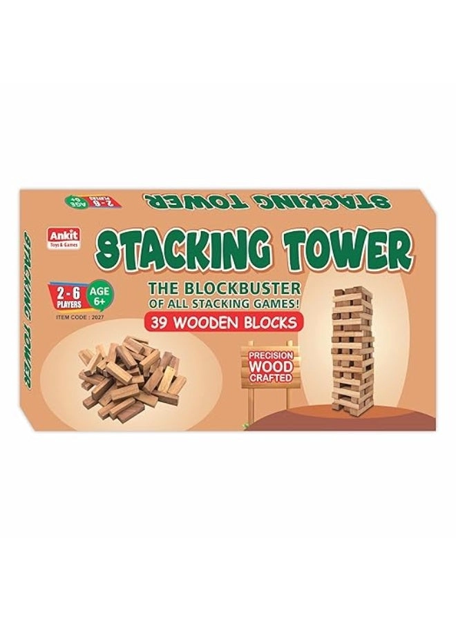 Ankit Toys & Games Stacking Tower Game - 39 pcs