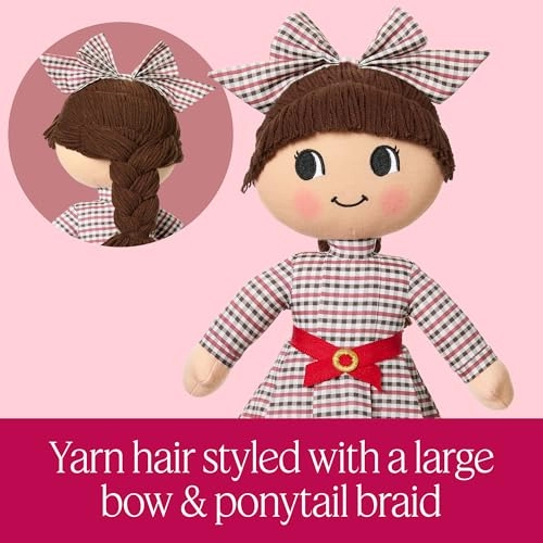 Samantha Doll - 13.5" knit plush + Hello, Samantha Board Book Ages 18+