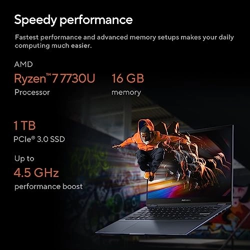 Vivobook S 14 Flip TN3402YA - 14'' Ryzen 7-7730U 16GB RAM 1TB SSD